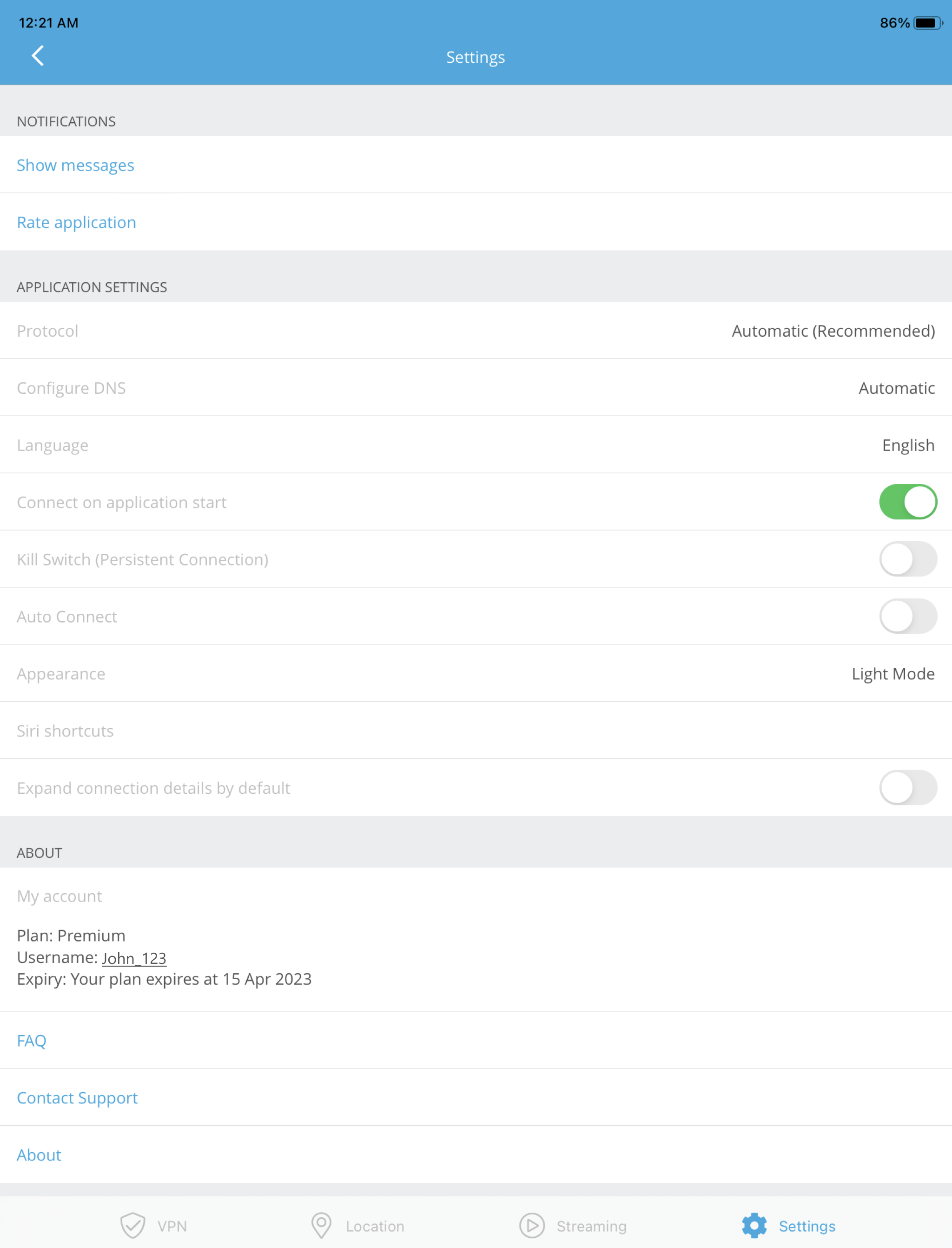 iPad - Instellingen